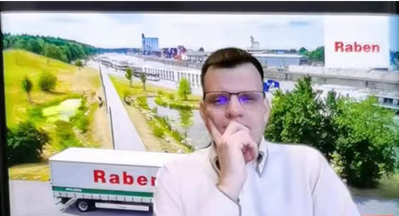 2021年12月14日，参加《国际汽车运输TIR合作可能性与发展》的视频会议