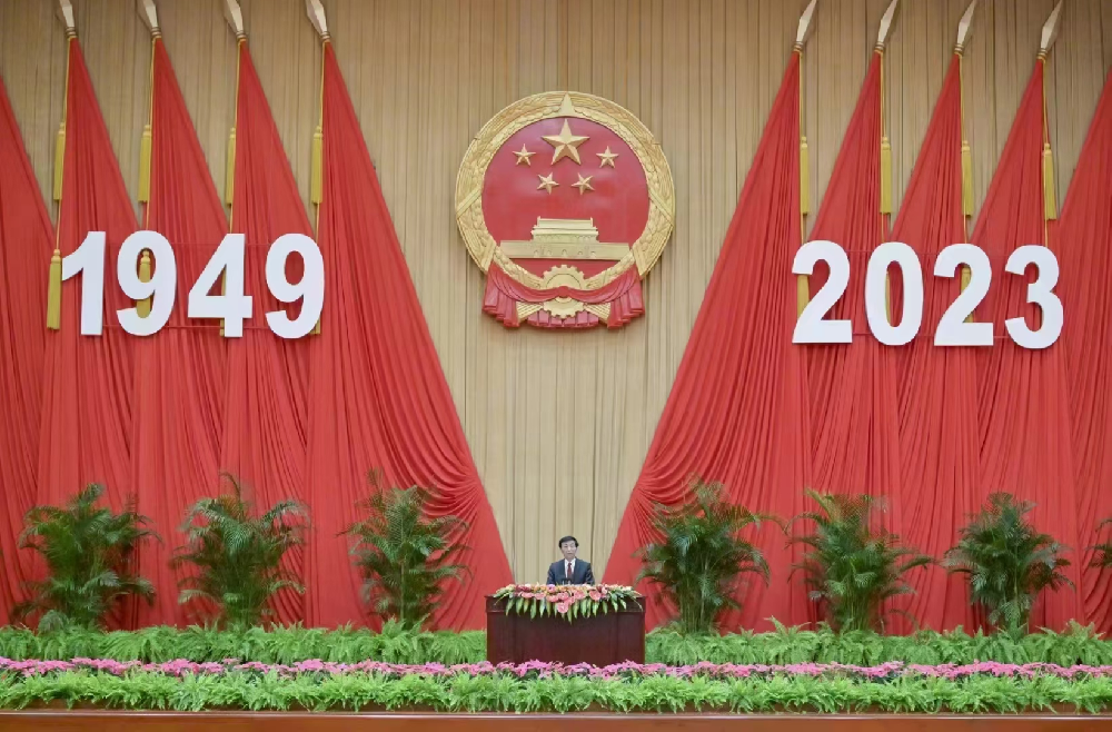 2023年9月26日受邀参加《中华人民共和国建国74周年》 国庆节人民大会堂国宴   